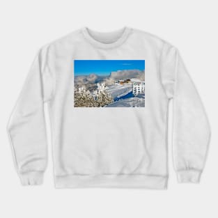 Courchevel 3 Valleys French Alps France Crewneck Sweatshirt